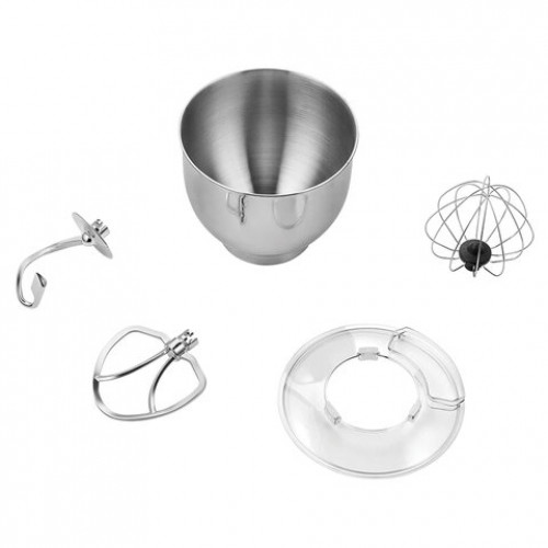 Миксер планетарный KITFORT КТ-3080, 1400 Вт, 6 скоростей, 3 насадки, чаша 7 л, черный