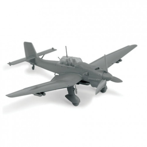 Модель для сборки САМОЛЕТ Бомбардировщик немецкий JU-87B4, масштаб 1:72, ЗВЕЗДА, 7306