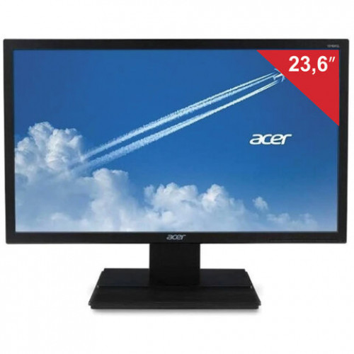 Монитор ACER V246HQLbi 23,6 (60 см), 1920x1080, 16:9, VA, ms, 250 cd, VGA, HDMI, черный, UM.UV6EE.005