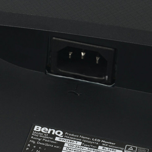 Монитор BENQ GW2480 23,8 (60 см), 1920x1080, 16:9, IPS, 5 ms, 250 cd, VGA, HDMI, DP, черный, 9H.LGDLA.TBE