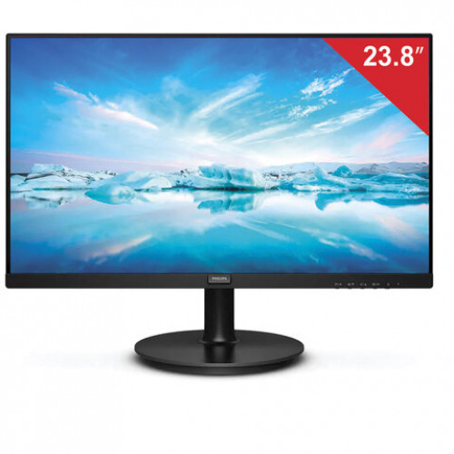 Монитор PHILIPS 241V8L/00(01) 23,8 (60 см), 1920x1080, 16:9, VA, 4ms, 250 cd, VGA, HDMI, черный