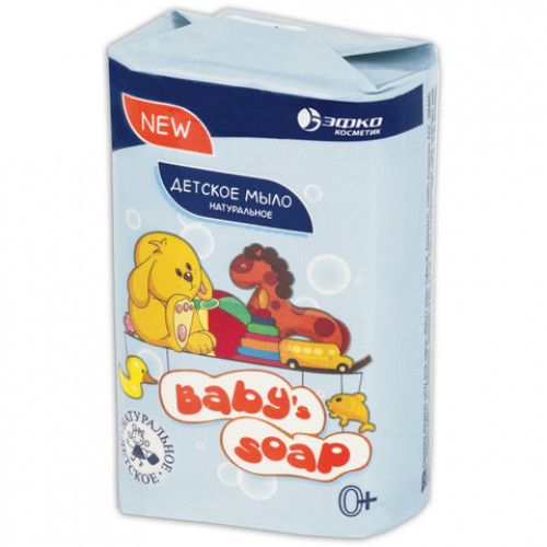 Мыло туалетное детское 90 г, BABY'S SOAP (Бейби соап), Натуральное, 80362