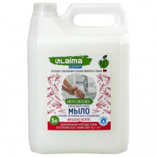 Мыло жидкое гипоаллергенное биоразлагаемое 5 л, LAIMA EXPERT Миндальное молочко, 607763