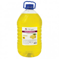 Мыло жидкое 5 л, МЕЛОДИЯ Лимон, с глицерином, ПЭТ, 604787