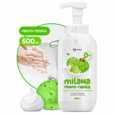 Мыло-пена жидкое 500мл GRASS MILANA Фисташковое мороженое, дозатор, 125421