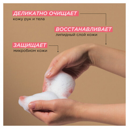 Мыло жидкое 380мл SYNERGETIC Пачули и ароматный бергамот, биоразлагаемое, дозатор,, 105001