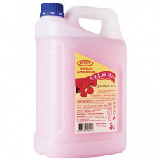 Мыло-крем жидкое 5 л АДАЖИО Розовый шелк, ПРЕМИУМ, перламутровое, ГОСТ, 174206