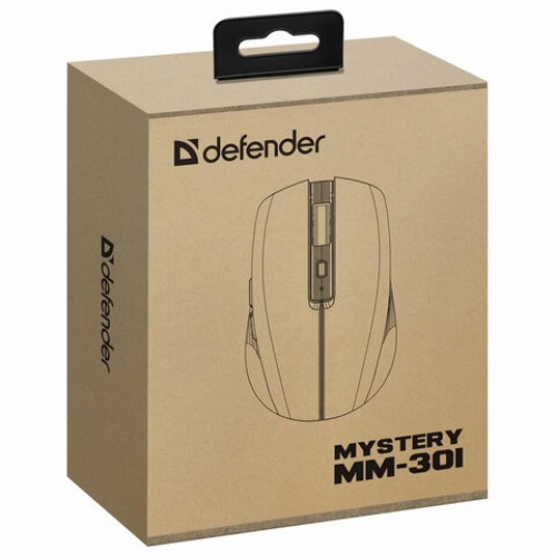 Мышь беспроводная DEFENDER Mystery MM-301 LED, 5 кнопок+колесо-кнопка, фиолетовая, 52301