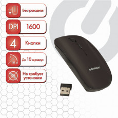Мышь беспроводная SONNEN M-243, USB, 1600 dpi, 4 кнопки, оптическая, цвет черный, 512646 Мышь беспроводная SONNEN M-243, USB, 1600 dpi, 4 кнопки, оптическая, цвет черный, 512646