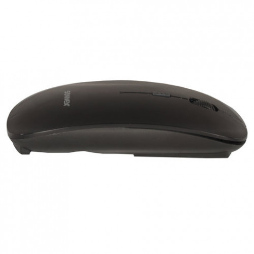 Мышь беспроводная SONNEN M-243, USB, 1600 dpi, 4 кнопки, оптическая, цвет черный, 512646
