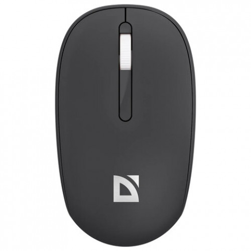 Мышь беспроводная DEFENDER Smart MM-396, 1600 dpi, 2 кнопки + 1 колесо-кнопка, оптическая, черная, 52396