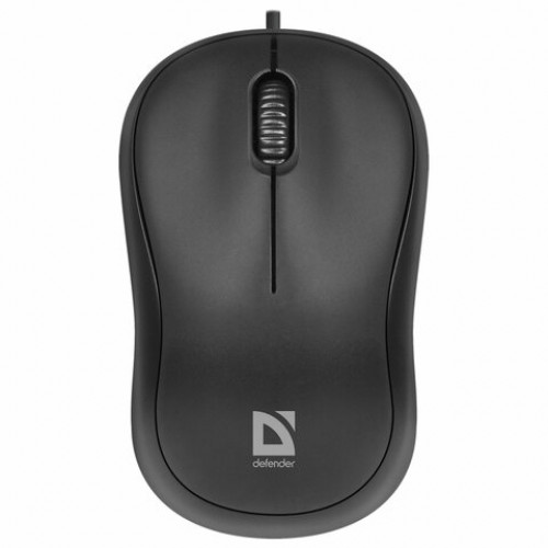 Мышь проводная DEFENDER Patch MS-759, USB, 2 кнопки + 1 колесо-кнопка, оптическая, черная, 52759