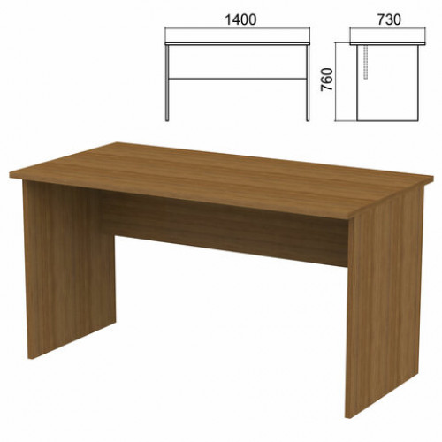 Стол письменный Арго, 1400х730х760 мм, орех