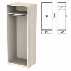 Шкаф (каркас) для одежды Арго, 770х580х2000 мм, ясень шимо