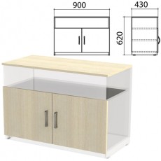 Крышка и фасады тумбы для оргтехники Канц 900х430х620 мм, цвет дуб молочный, ТК28.15.1