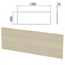 Экран-перегородка Канц 1200х16х400 мм, БЕЗ ФУРНИТУРЫ (код 640237), цвет дуб молочный, ЭК11.15