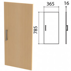 Дверь ЛДСП низкая Монолит, 365х16х785 мм, цвет бук бавария, ДМ41.1