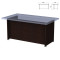 Каркас стола письменного Приоритет (1600х900х750 мм), венге, К-902, К-902 венге