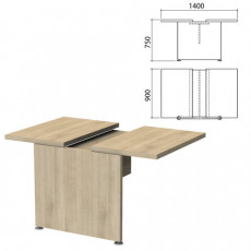 Модуль стола для переговоров Приоритет 1400х900х750 мм, кронберг (КОМПЛЕКТ)