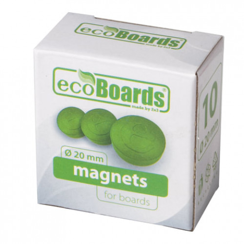Набор для магнитно-маркерной доски (4 маркера + стиратель + чистящее средство + 10 магнитов), 2х3 ecoBoards, AS116