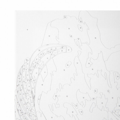 Картина по номерам 40х50 см, ОСТРОВ СОКРОВИЩ Этнический бык, на подрамнике, акрил, кисти, 663353