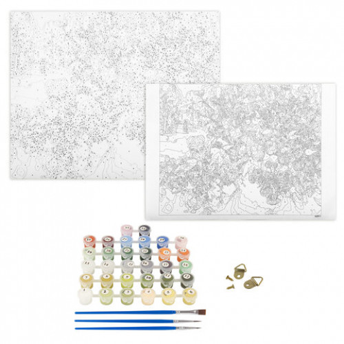 Картина по номерам 40х50 см, ОСТРОВ СОКРОВИЩ Свидание, на подрамнике, акрил, кисти, 662911