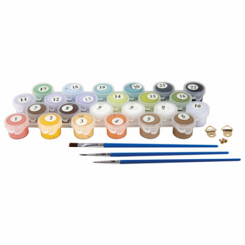 Картина по номерам 40х50 см, ОСТРОВ СОКРОВИЩ Этнический бык, на подрамнике, акрил, кисти, 663353