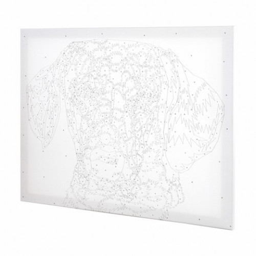 Картина по номерам 40х50 см, ОСТРОВ СОКРОВИЩ Такса, на подрамнике, акрил, кисти, 663325