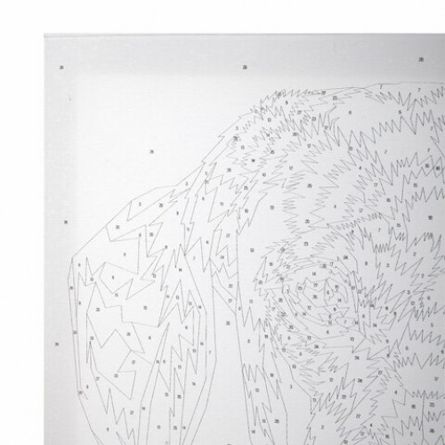 Картина по номерам 40х50 см, ОСТРОВ СОКРОВИЩ Такса, на подрамнике, акрил, кисти, 663325