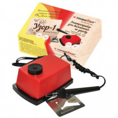 Прибор для выжигания Узор-1 по дереву и ткани с регулировкой мощности, 2 насадки, ЭВД-20/220