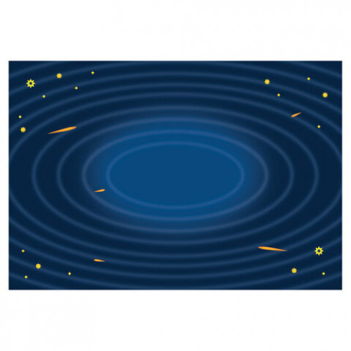 Наклейки бумажные с игровым полем НАБОР, 2 листа, 184 наклеек, Космическое приключение, HATBER, 2Н5н