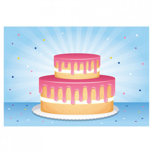 Наклейки бумажные с игровым полем НАБОР 2 листа, 184 наклейки, Сладкое настроение, HATBER, 2Н5н