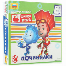 Игра-ходилка настольная детская Фиксики. Починялки, игровое поле, фишки, жетоны, ЗВЕЗДА, 8931