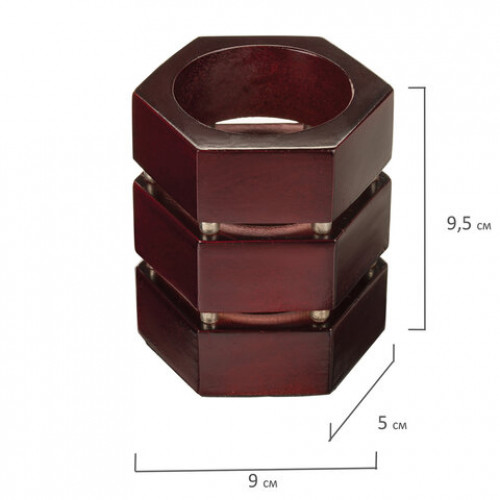 Набор настольный GALANT Wood&Metal, 5 предметов, красное дерево и никелированный металл, 230873