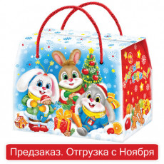 Подарок новогодний ТРИО, 800 г, НАБОР конфет, картонная упаковка
