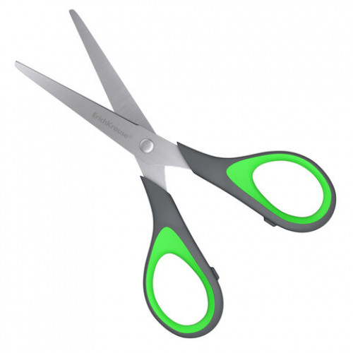 Ножницы ERICH KRAUSE EasyCut+, 17 см, ассорти, блистер, 35099