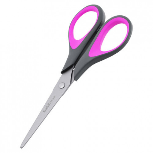Ножницы ERICH KRAUSE EasyCut+, 17 см, ассорти, блистер, 35099