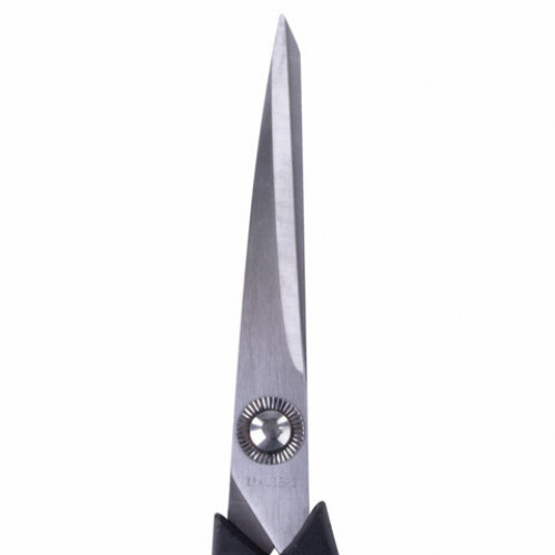 Ножницы BRAUBERG Soft Grip, 190 мм, черно-синие, резиновые вставки, 3-х сторонняя заточка, 230762