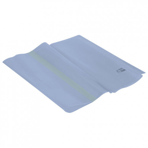 Обложка ПЭ 300х580 мм для учебников, тетрадей А4, контурных карт, ПИФАГОР, универсальная, С ЗАКЛАДКОЙ, 200 мкм, штрих-код, 229396