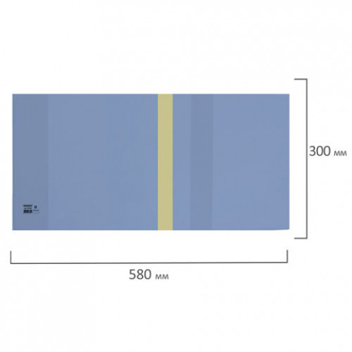 Обложка ПЭ 300х580 мм для учебников, тетрадей А4, контурных карт, ПИФАГОР, универсальная, С ЗАКЛАДКОЙ, 200 мкм, штрих-код, 229396