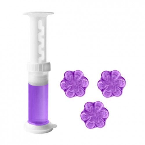 Диски гелевые для унитаза 44г LAIMA Лаванда, 8 штук, 609784, 609794