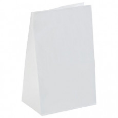 Крафт пакет бумажный БЕЛЫЙ 18х12х29 см, плотность 65 г/м2, 606863