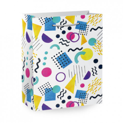 Пакет подарочный (1 штука) 18х10х23 см (M), Everyday Collection, ассорти, фольга, ЗОЛОТАЯ СКАЗКА, 700807