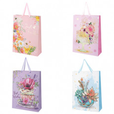 Пакет подарочный (1 штука) 33х13х45 см (XL), Flower Mix, ассорти, глиттер, фольга, ЗОЛОТАЯ СКАЗКА, 700825 Пакет подарочный (1 штука) 33х13х45 см (XL), Flower Mix, ассорти, глиттер, фольга, ЗОЛОТАЯ СКАЗКА, 700825