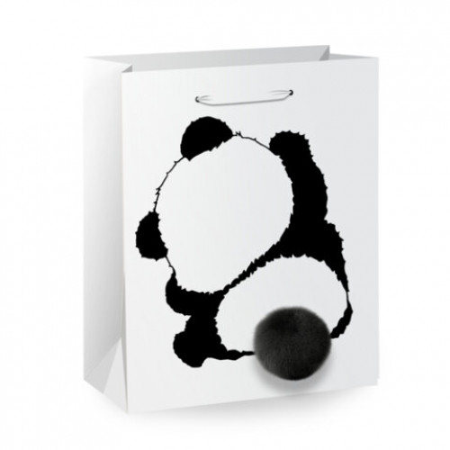 Пакет подарочный (1 штука) 18х10х23 см (M), Fluffy Tail, ассорти, пушистый хвостик, ЗОЛОТАЯ СКАЗКА, 700810