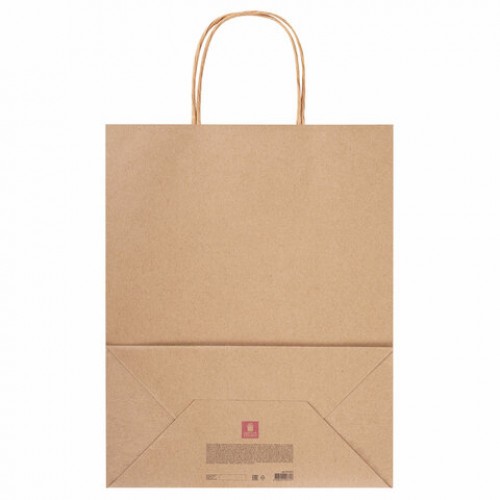 Пакет подарочный КОМПЛЕКТ 7 штук, 26x13x32 см, скретч-слой + стилус, Brown Kraft, ЗОЛОТАЯ СКАЗКА, 591968