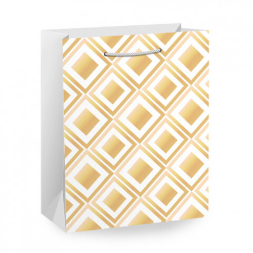 Пакет подарочный (1 штука) 26х13х32 см (L), For Everyday, ассорти, глиттер, фольга, ЗОЛОТАЯ СКАЗКА, 700818