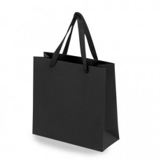 Пакет подарочный КОМПЛЕКТ 3 штуки 20х8х20см Business Kraft, черный, крафт, ЗОЛОТАЯ СКАЗКА, 700863