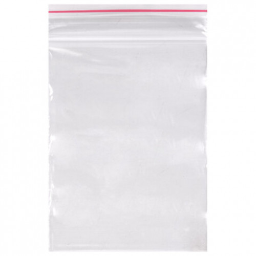 Пакеты ZIP LOCK зиплок ПРОЧНЫЕ, комплект 100 шт., 60х80 мм, ПВД, 45 мкм., BRAUBERG, 703077
