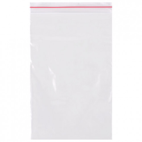 Пакеты ZIP LOCK зиплок ПРОЧНЫЕ, комплект 100 шт., 80х120 мм, ПВД, 60 мкм., BRAUBERG, 703076